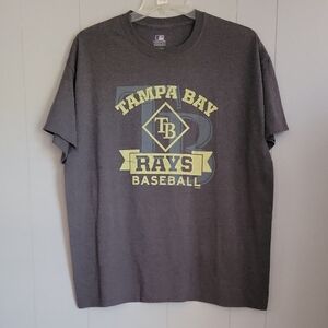 Genuine Merchandise Men's Tampa Bay Ray's Shirt XL Gray Short Sleeve